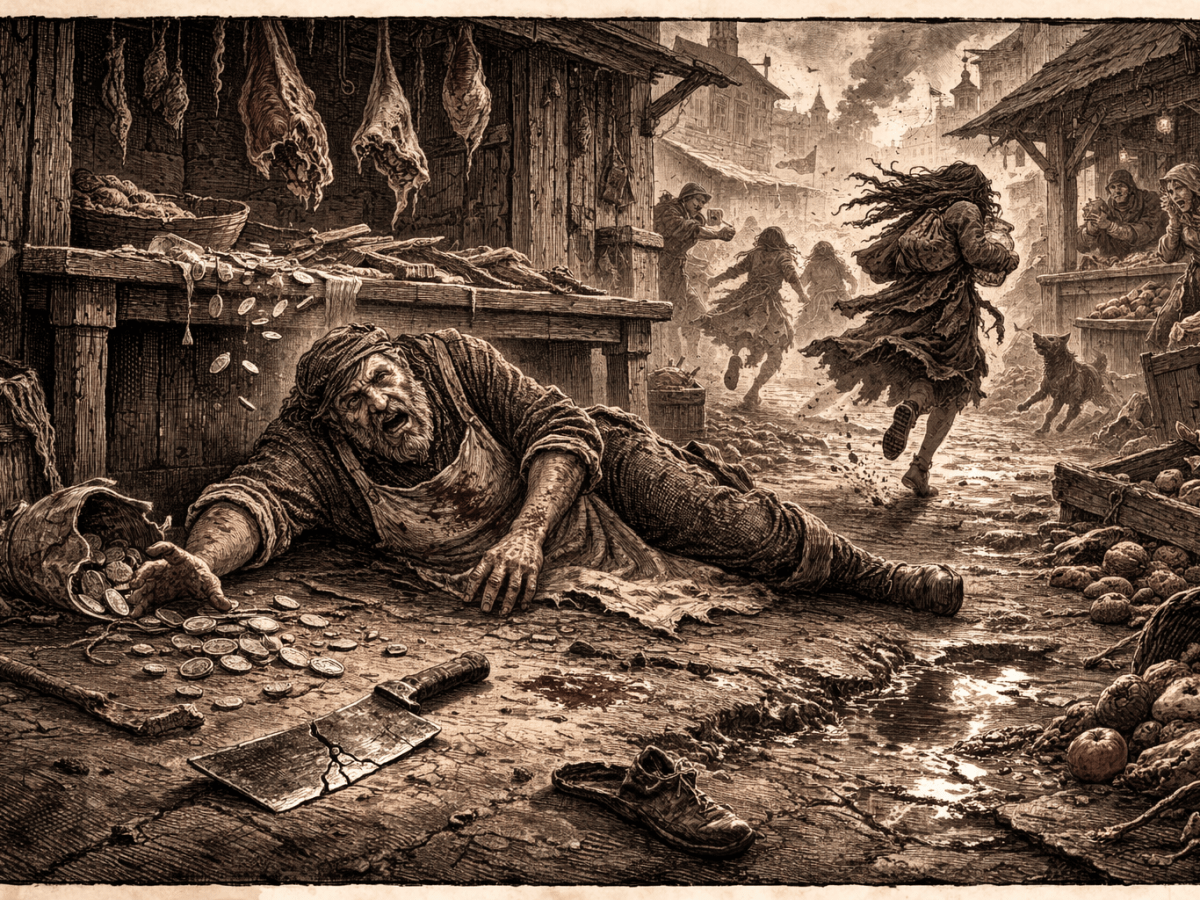 THE EASTERN BUTCHER STALL ROBBED&nbsp;CLEAN